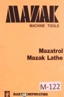 Mazak-Mazatrol-Mazak Mazatrol Operators Programming Class Lathe Manual Year (1982)-Mazatrol T-1-01